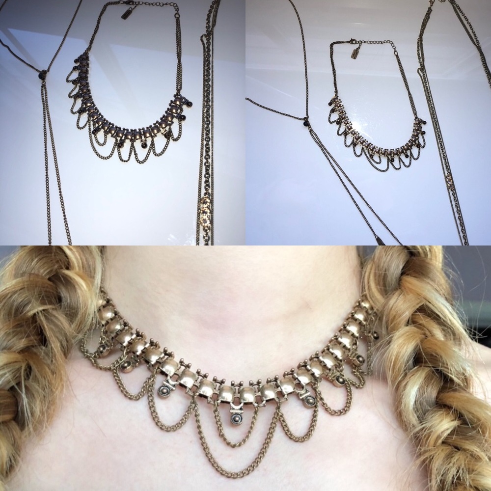 AMERICAN EAGLE | ASSORTED GOLD NECKLACES BUNDLE